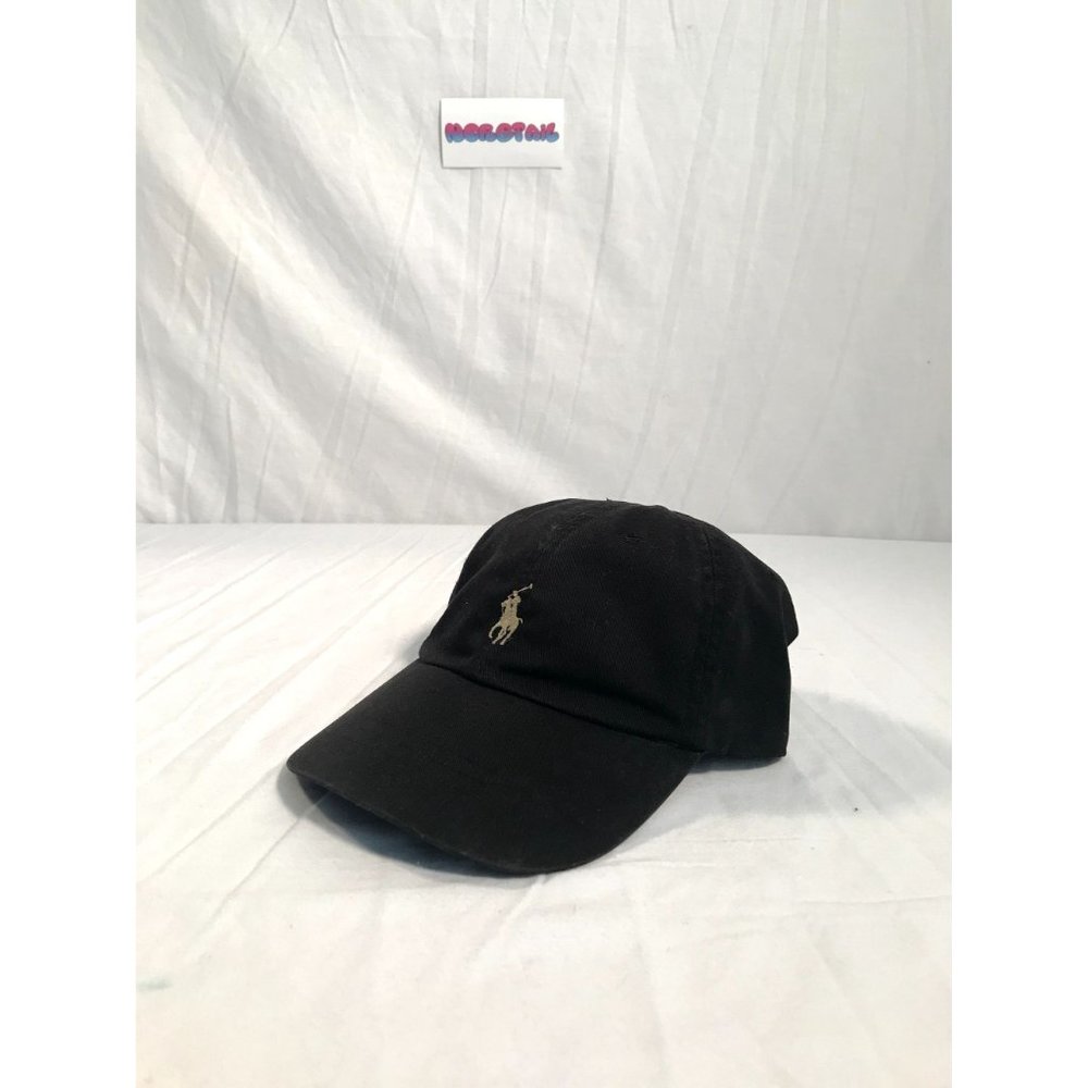 Polo Ralph Lauren Hat Mens One Size Adjustable Black - Picture 9 of 9